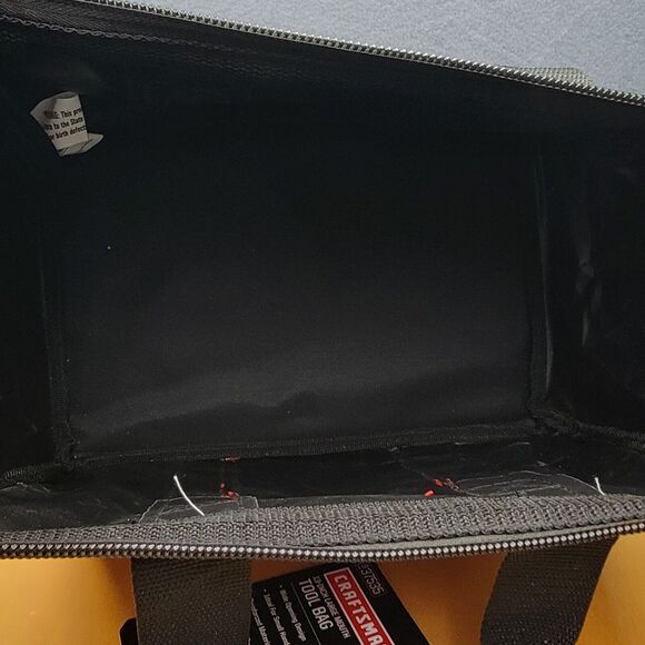 Craftsman Large Mouth 13 inch 6 Pockets Durable Tool Bag for Small Tools 513100 - Picture 11 of 16